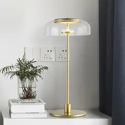 Скандинавские настольные лампы Современные минималистская лампа для учебы, спальни, гостиной, светодиодная лампа, роскошная модель