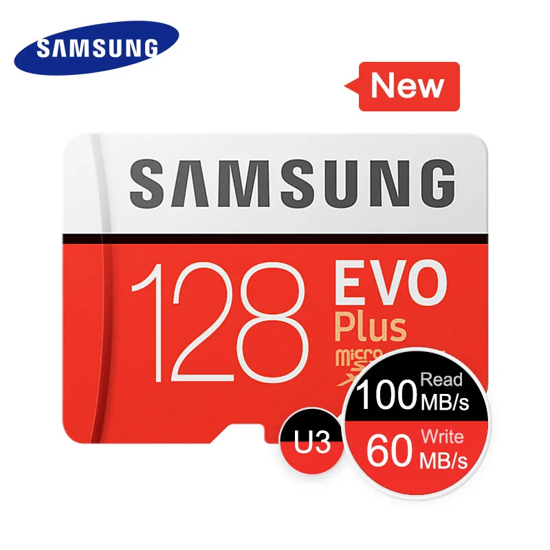 SAMSUNG Micro SD 256 ГБ 128 64 32 16 EVO Плюс MicroSD Карты Макс 80 М/с C10 памяти SDHC SDXC TF Trans Flash Микро