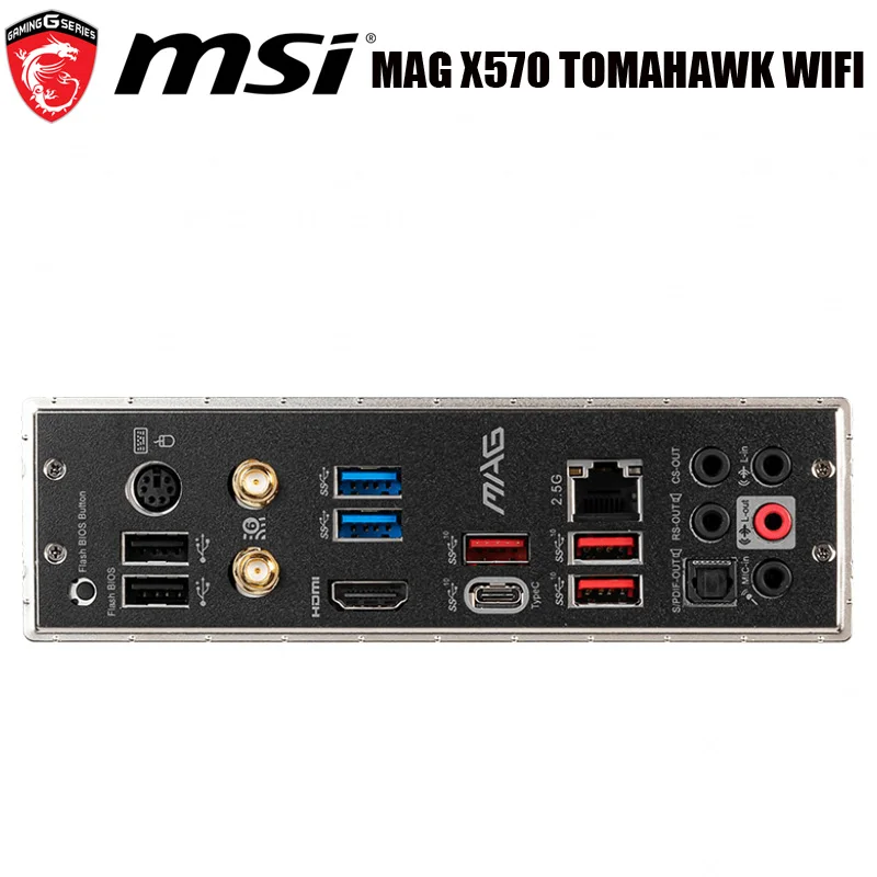 AM4 MSI X570 Motherboard AM4 DDR4 RYZEN 9 128GB