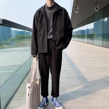 

Office Velvet Blazer Mens Knitted Casual Black Jacket Designs Blazer Slim Fit Wedding Buttons Trajes Hombre Mens Clothing KK60XX