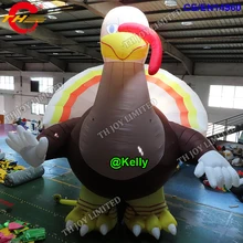 8mH гигантский надувной воздушный шар индейки на продажу, сделанный на заказ надувной воздушный мультяшный воздушный шар животного модель для продажи