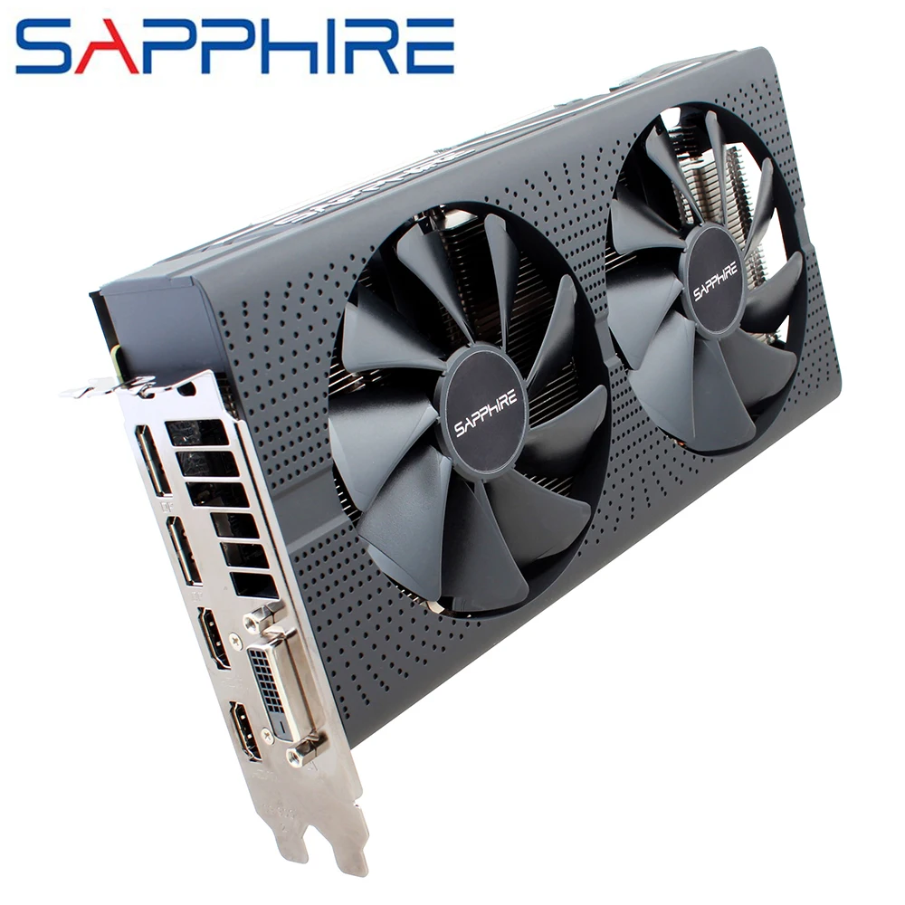 Видеокарты SAPPHIRE AMD Radeon RX 570 4GB игровой ПК 256bit GDDR5 видеокарта PCI Express 3,0 настольный компьютер для использованных геймеров