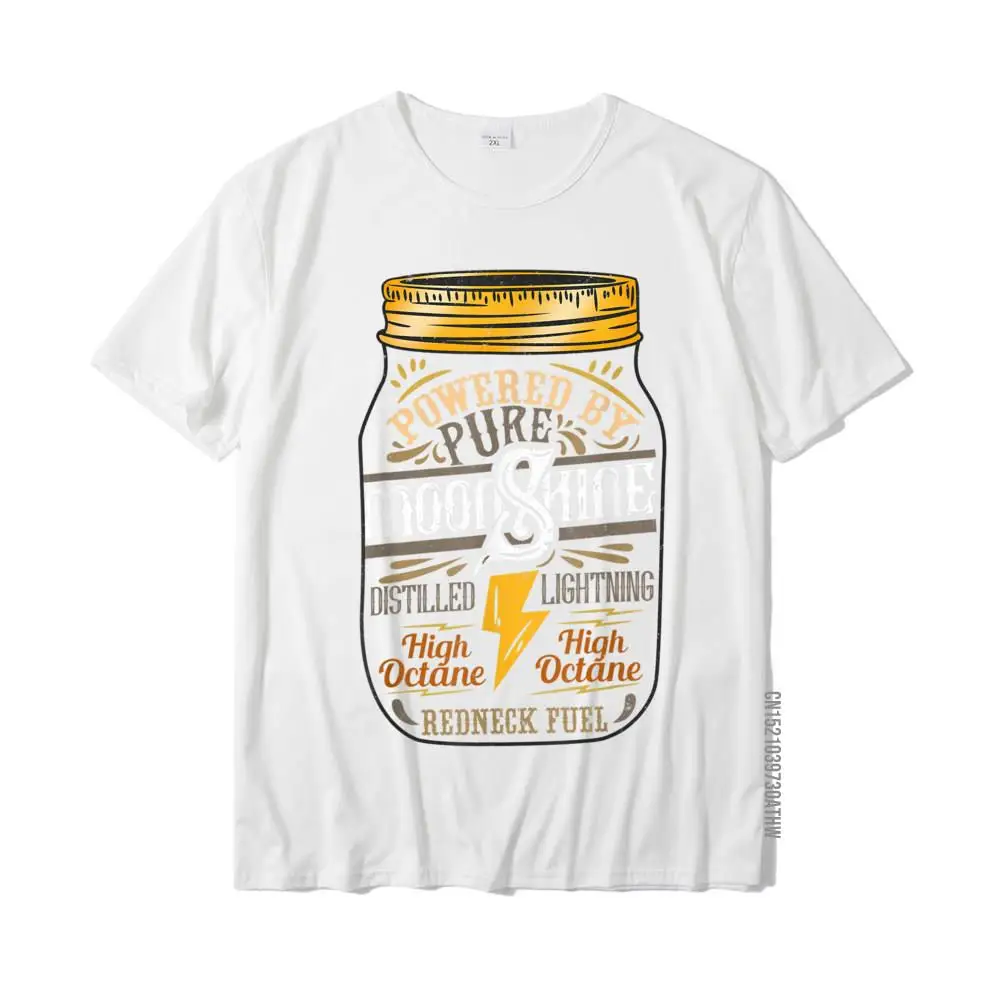 Prevalent Men's T Shirt Casual Normal T-Shirt Pure Cotton Short Sleeve Printed T Shirts Round Neck Free Shipping Funny Moonshiner Redneck tee I Pure Power T-Shirt__MZ19512 white