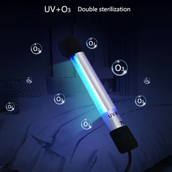 

UV Disinfection Lamp Remove Mites Home Office Tube Wardrobe Handheld Portable Cold Cathode Ultraviolet Lamp