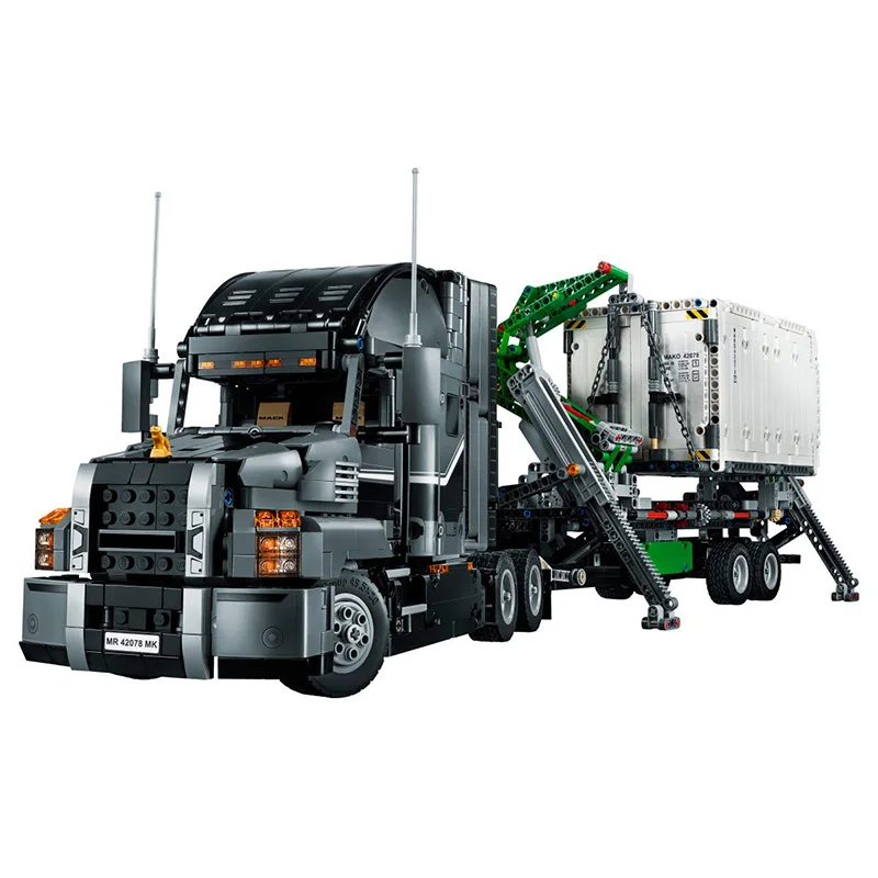US $103.58 2In1 Technic Mark Anthem Lr Garbage Truck Compatible 42078 Toys Building Blocks Modular Bricks Kids Christmas Birthday Gift