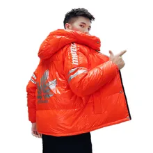 Зимняя высококачественная мужская куртка на белом утином пуху, пальто с капюшоном, модные новые парки, толстая подкладка, мужская теплая одежда