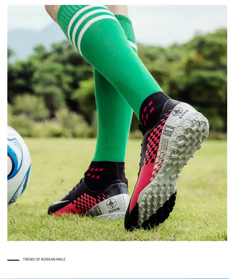 Мужские футбольные бутсы для помещений футбольные бутсы Flyknit футбольные бутсы для тренировок спортивные кроссовки Chuteira Futebol