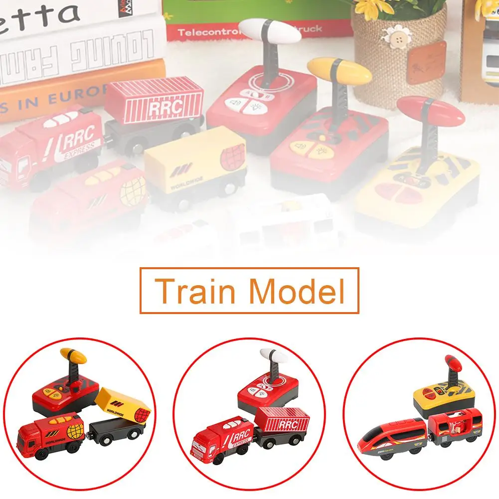 Детский Электрический пульт дистанционного управления, игрушечный поезд, магнитный поезд, модель локомотива, игрушка для tomases, деревянный трек, игрушки для детей