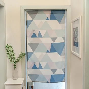 

Creative Nordic Style Polyester Door Curtain Waterproof Protector Door Curtain Simple Fabric Curtain For Bedroom Home Decor