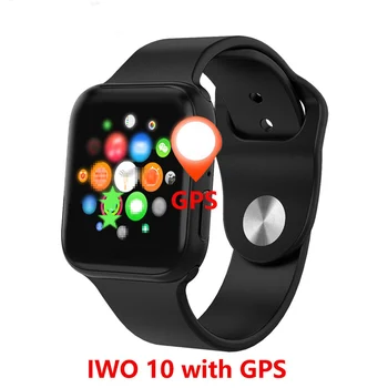 

IWO 10 Smart Watch Bluetooth 1:1 Series 4 GPS Inteligente Pulseira IP32 Waterproof SmartWatch Android for IOS Upgrade IWO 9 8 7