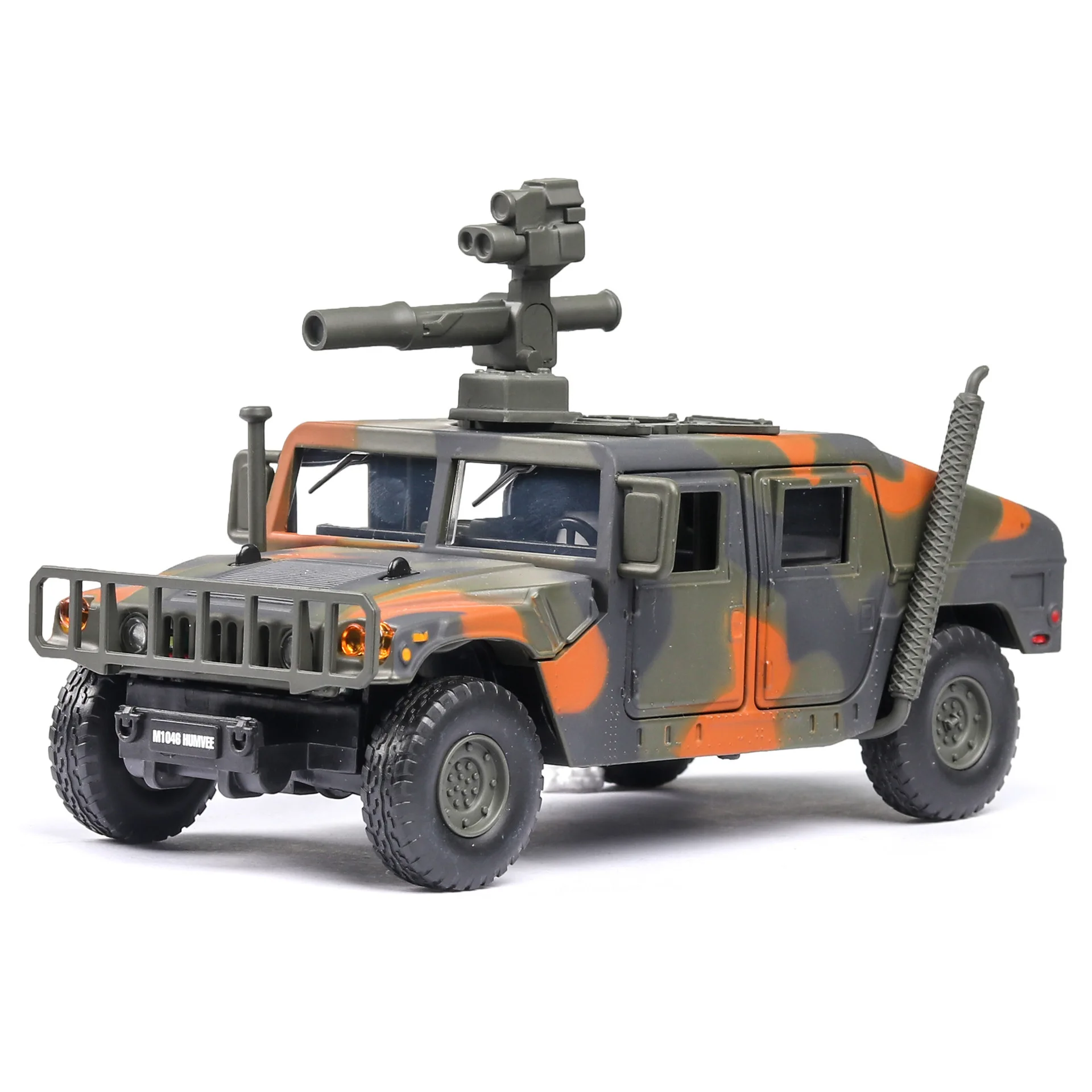 1:32 Hummer M1046 военная модель детский сплав Игрушечная модель детский звук и светильник игрушки