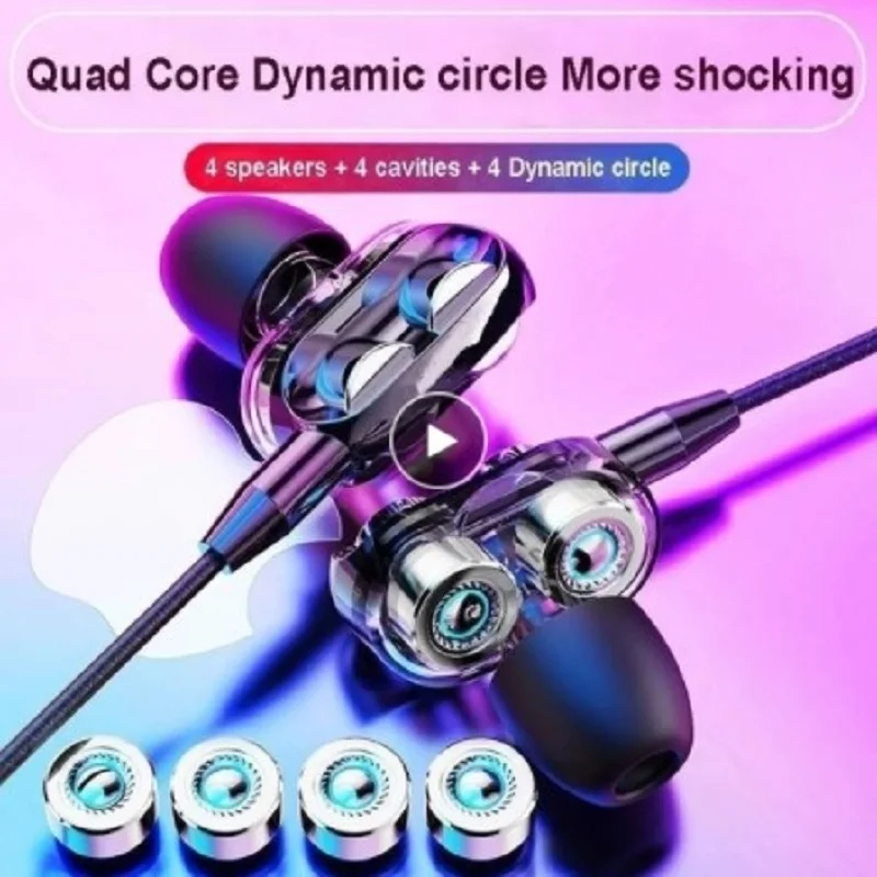 Auriculares intrauditivos estéreo con Cable de 3,5mm, cascos deportivos con Cable de TPE portátil para teléfono móvil y videojuegos