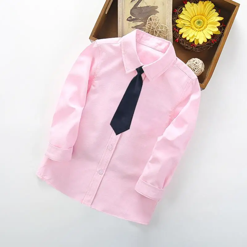 Boys' Long Sleeve School Shirt 6