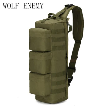 

New Molle Tactical Shoulder Go Pack Bag CB OD BK ACU CB Digital Camo Camo Woodland Hunting Backpack Bags