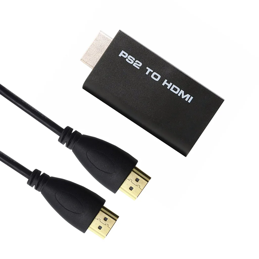 Адаптер преобразователя аудио и видео для PS2 в HDMI-совместимый 480i/480p/576i с
