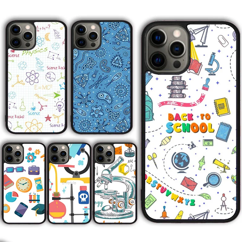 Scienza Studio Icona Custodia Per Telefono Cover Per Iphone 15 Se2020 13 14 11 12 Mini Pro Max X Xr Xs 6 7 8 Plus Coque Fundas Shell