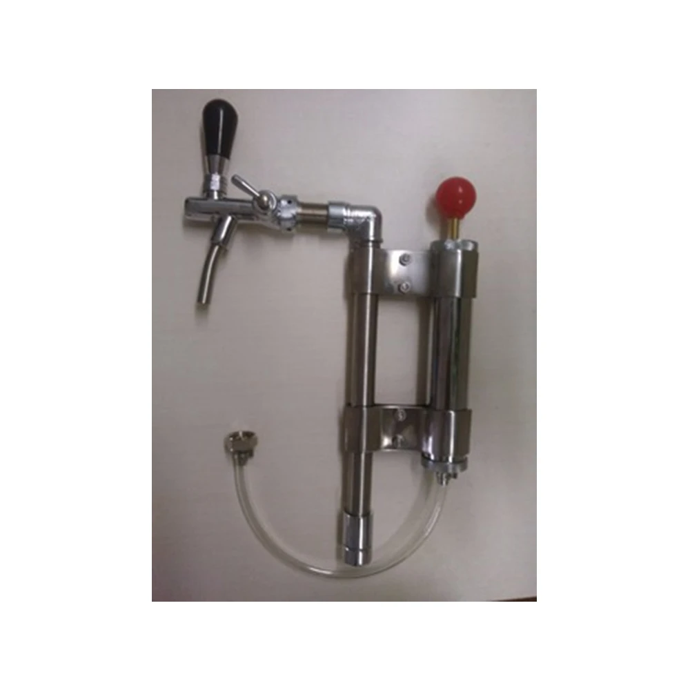 

Stainless Steel Beer Keg Pump For Beer Dispensing with adjustable flow faucet