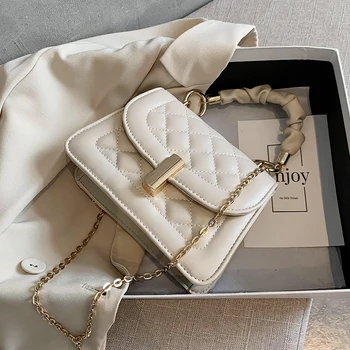 

Fahion Shoulder Bag Women Leather Pu Quilted Bag Female Luxury Handbags Women Bags Designer Sac A Main Femme Tote Bags