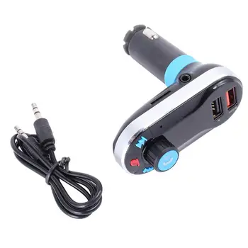 

Wireless Handsfree Car Kit/ Adapter FM Transmitter / Calling / MP3 Player Dual USB Ports For Cellphones Power / Battery Charge