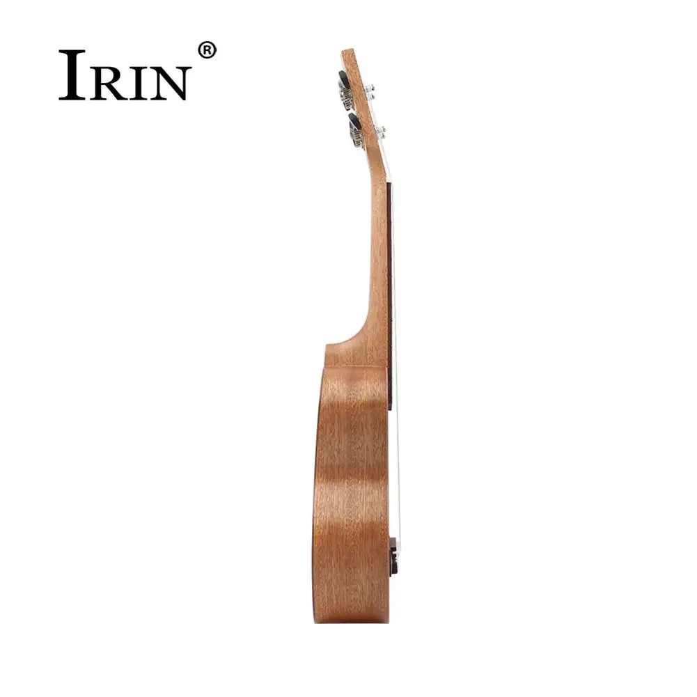 21inch Ukulele Sapele Wood Flower Sound Hole 15 Fret Four Strings Guitar Bag String Capo Strap