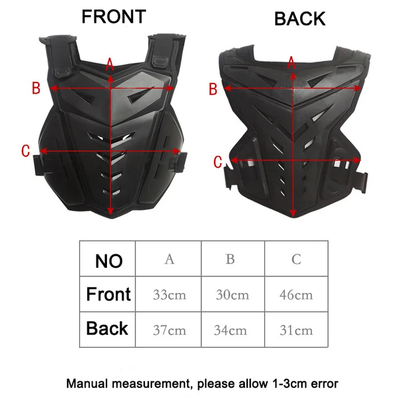 Motorcycle Armor Vest Motorcycle Riding Chest Armor Back Protector Motocross vest Off-Road Racing Vest