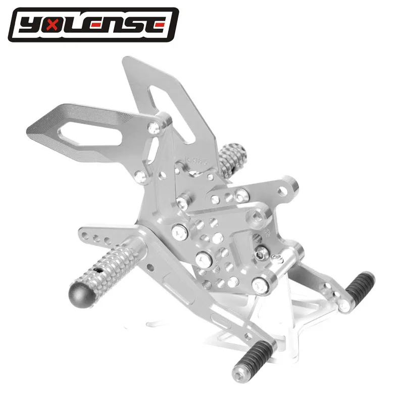 Для SUZUKI GSXR1000 GSX-R1000 2000-2004 аксессуары для мотоциклов CNC алюминиевая подставка для ног задние наборы регулируемые Задние подножки