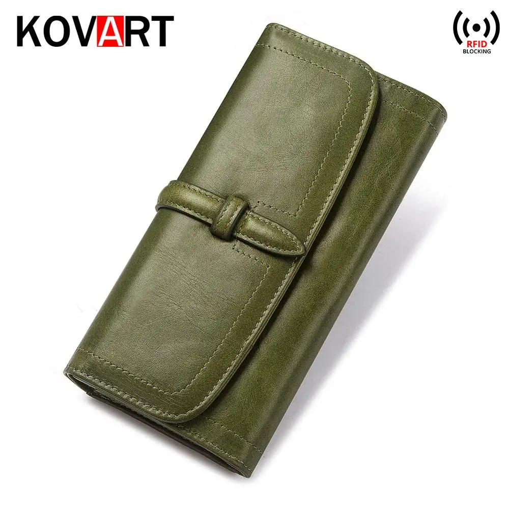 

Magic Zipper Coin Purse Women Wallet Genuine Leather Female Long Clutch Lady Walet Portomonee Rfid Luxury Brand Money Bag