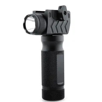 

20mm Rail Mount Tactical Vertical Foregrip Flashlight Grip Waterproof Torch Light Powerful High Power LED Flashlight for hunting