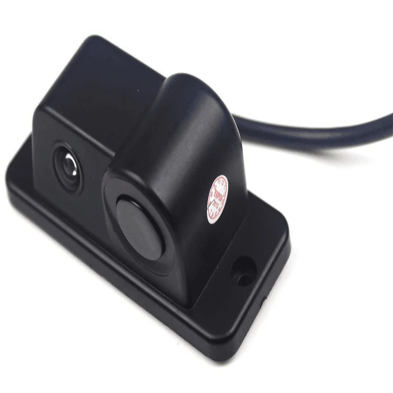 Автомобиль визуальный два-в-одном реверсивный радар камера зуммер звук заднего вида автомобиля Черный Высокое разрешение обратный акустическое изображение PZ450