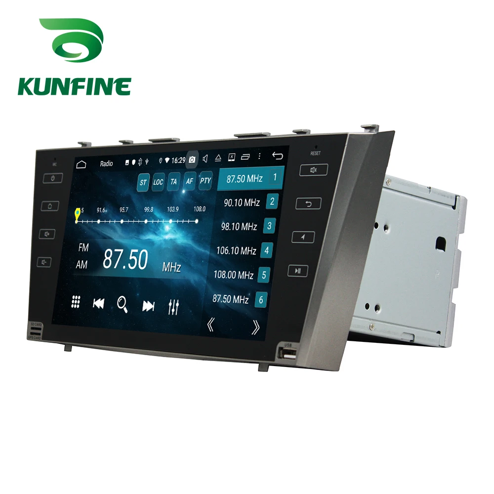 Excellent Android 9.0 Octa Core 4GB RAM 64GB ROM Car DVD GPS Navigation Multimedia Player Car Stereo for Toyota Camry 2007-2011 Radio 4