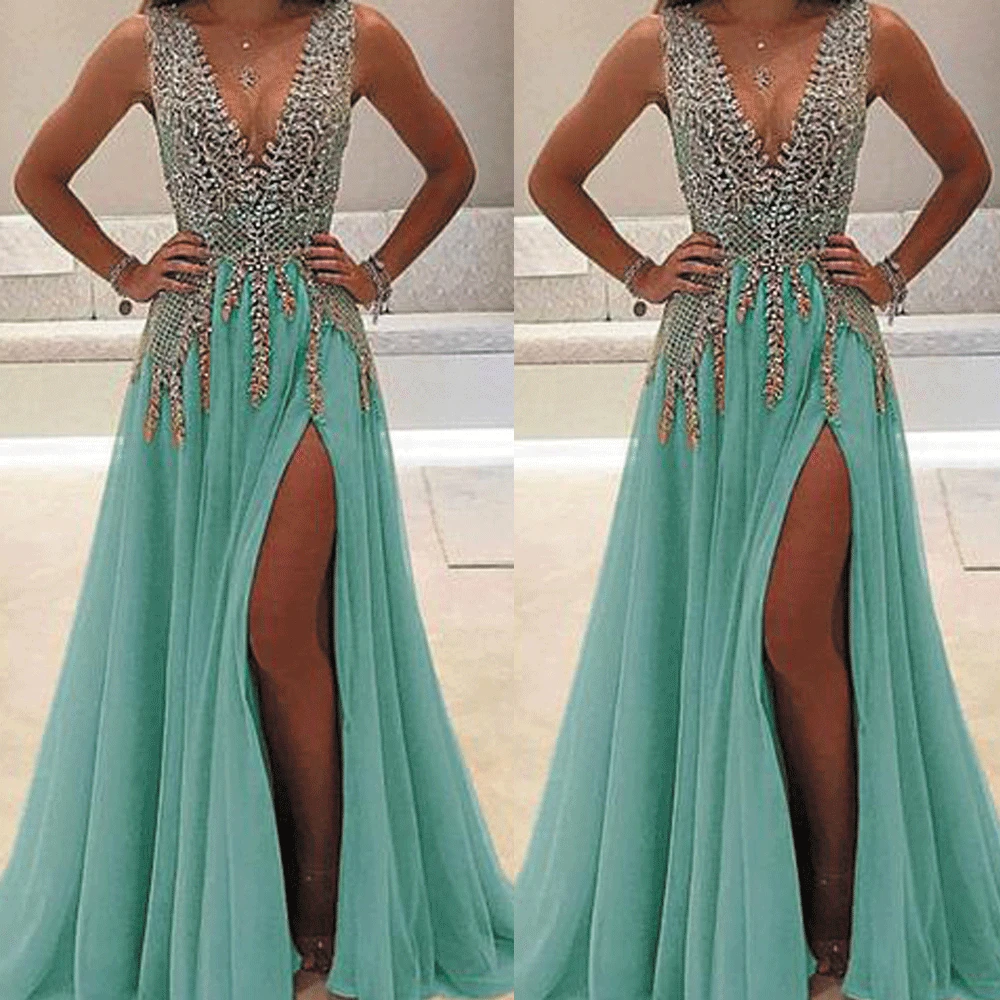 Emerald Green Prom Dress With Detachable Skirt Custom Made Organza And