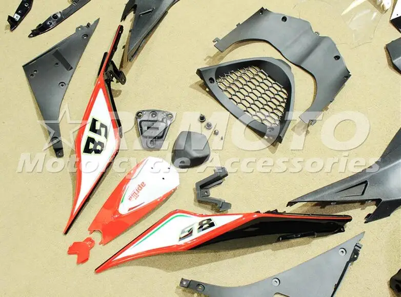 Полный мотоцикл полный комплект обтекателя для Aprilia RSV4 1000 2010 2011 2012 2013 АБС-пластик изготовленный на заказ 58