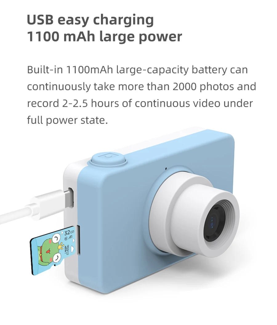 Photo Camera 2 inch Kids Digital Video Camera