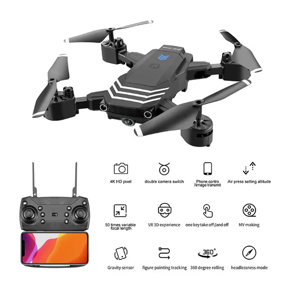 LS11 RC Дрон 4K с камерой HD 1080P Мини Складной FPV Wifi дроны Профессиональный