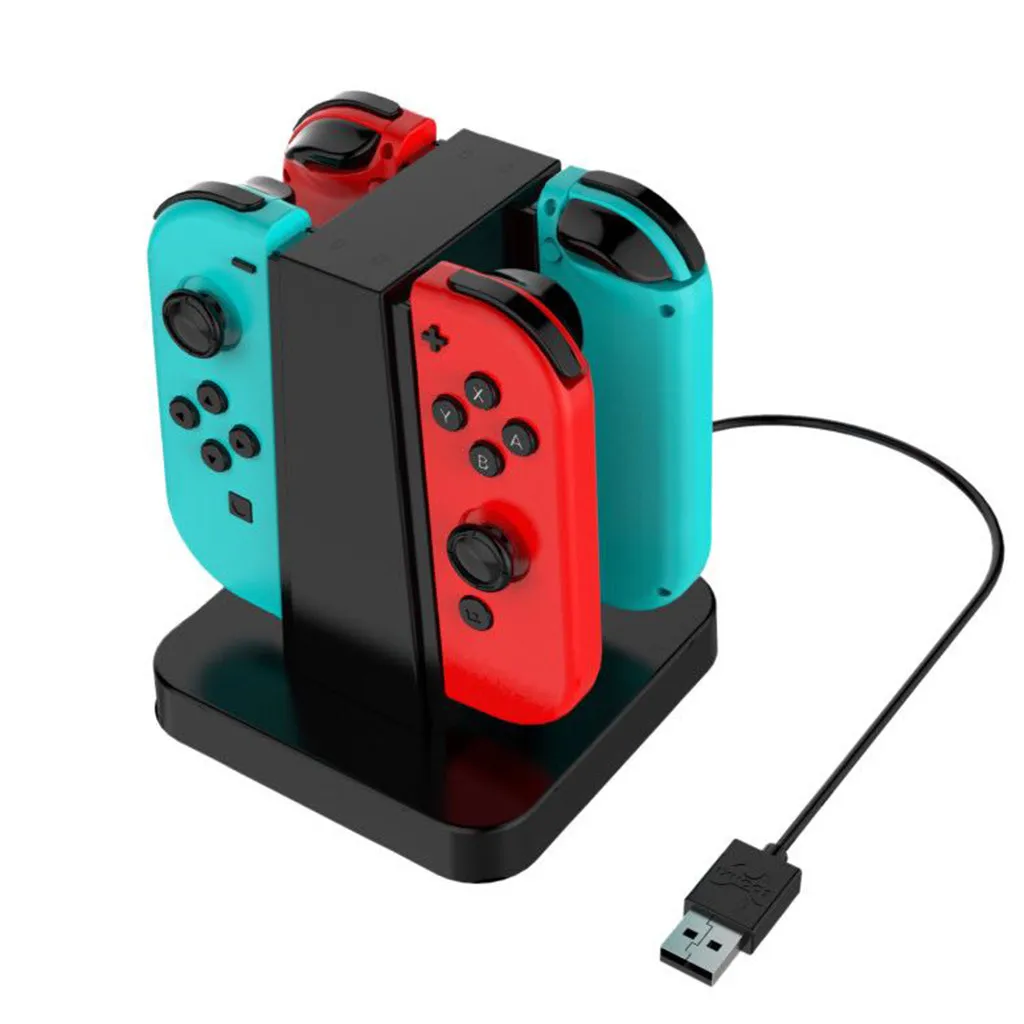 

Portable Charging Dock 4 in 1 Charger Base Stand Station For Switch Joy-Con