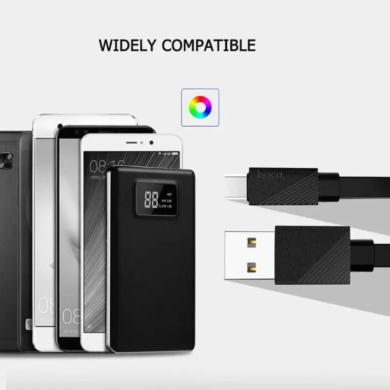 HOCO кабель Micro USB type-C 1,2 м для быстрой зарядки и синхронизации данных, зарядный кабель для samsung S6 S7 Tablet Android, зарядка для мобильных телефонов