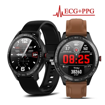 

Full Touch Smart Watch men ECG PPG Heart Rate Monitor Blood Pressure Waterproof Clock smartwatch for Xiaomi Huawei Android IOS