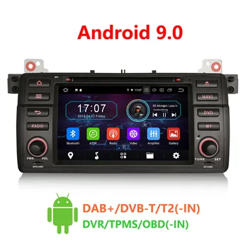 

Erisin ES4946B AutoRadio 7'' 1 Din Android 9.0 Car Multimedia Player Radio BT For BMW 3 Series E46 M3 Rover75 MG ZT