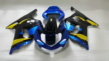 

Hi-grade Fairing kit for GSXR600 750 K1 01 02 03 GSXR 600 GSXR750 2001 2002 2003 Blue black Fairings bodywork+gifts SH27