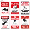 Beware of Dog Sign Warning Metal Sign Guard Dog Sign Wall Decor Yard Sign No Trespassing Metal Dog Signs ► Photo 3/6