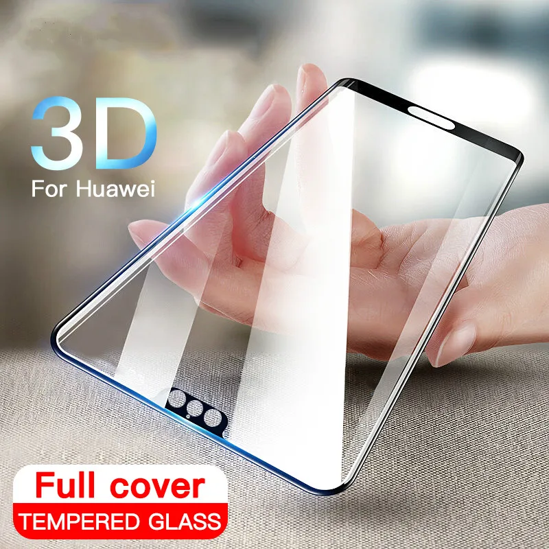 

3D Full Cover Tempered Glass For Huawei P20 Pro P10 Lite Plus Screen Protector For Huawei P20 Honor 10 Protective Glass