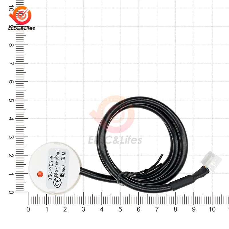 DC 5V 12V 24V XKC Y25 T12V Non-Contact Liquid Level Sensor Switch Outer Adhering Type Water Level Sensor NPN PNP RS485 Y25-V water level switch liquid level monitor
