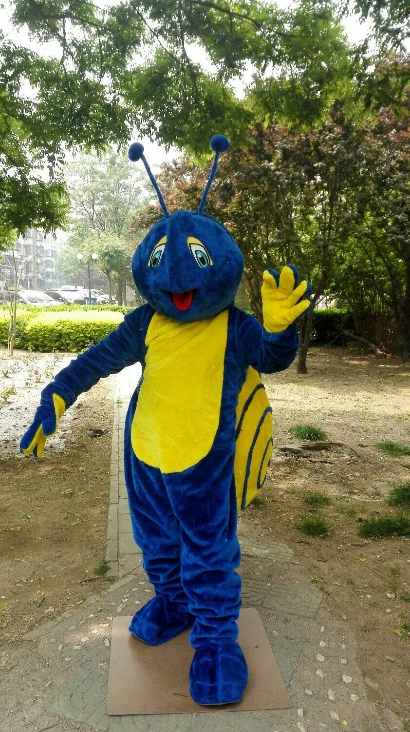 

Blue Snails Mascot Costume Suits Cosplay Party Game Dress Outfits Advertising Promotion Carnival Halloween Xmas Adults Fursuit