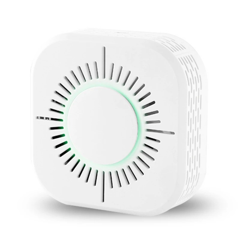 

FFYY-3Pcs Smoke Detector for Smart Home Automation Wireless 433MHz Fire Safety Alarm Sensor C50W Wireless Smoke Fire Detector