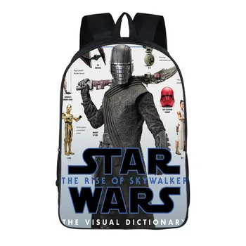 

16 inch New Style Star Wars Backpack For Kids Boys Girls School Bag For Children Cool Cartoon Mochilas