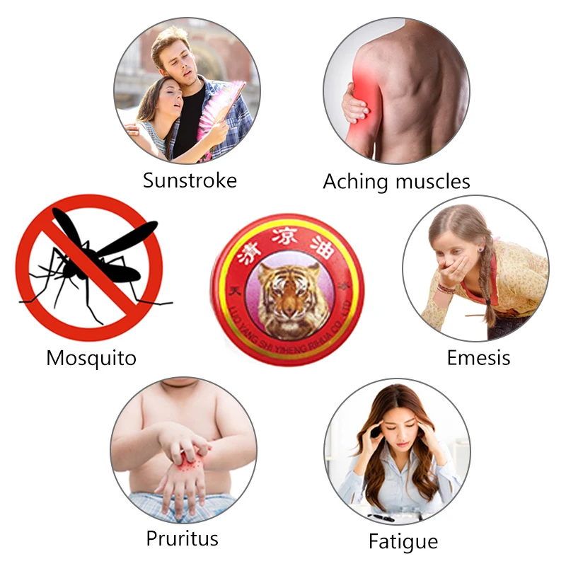 4/6/8/10/15pcs Mini Cool Cream Tiger Balm Pain Relief Ointment For Cold Headache Dizziness Muscle Rub Aches Oil Medical Plaster