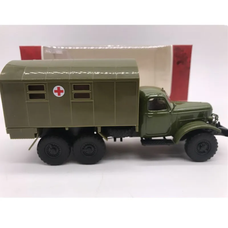 Модель автомобиля из 1:43 сплава, русский грузовик ZIL157, металлический игрушечный автомобиль, коллекция подарков