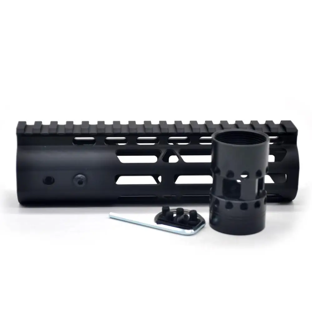 Aplus 7 ''дюймовый M-lok Handguard Rail Free Float Mount system Сверхлегкий стиль черный анодированный Fit. 223/5. 56, AR-15 Series