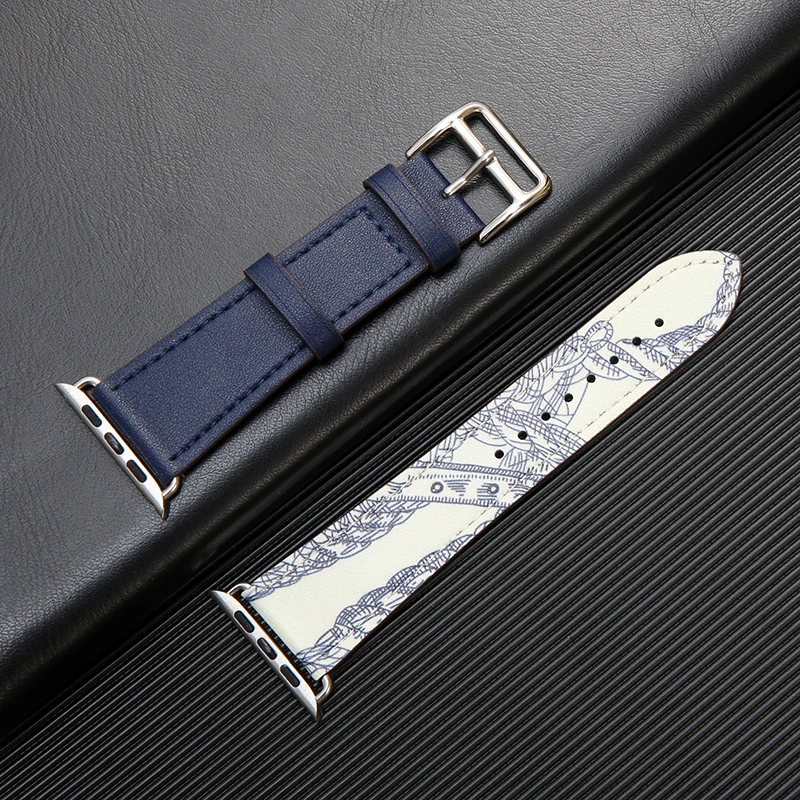 Кожаный ремешок для Apple watch 4, 5, 44 мм, 40 мм, браслет correa iwatch Series 3, 2, 1, 42 мм, 38 мм, ручная работа из телячьей кожи