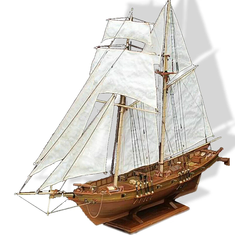 Seaworthy Small Ships Wooden Model Boat Kits Wooden Model Toy Boat Kits